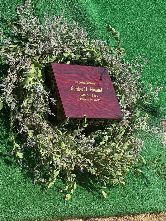 Organic Wreaths for a Celebration of Life