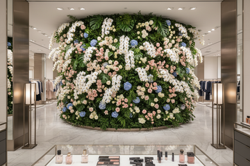 Floral Installations for Retail Spaces