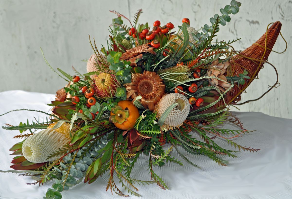 Thanksgiving Petit Cornucopia Workshop flowerandtwine