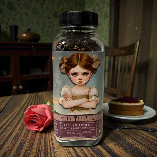 Pity Party Pouters Tea Par-Tea Apple Spice Vintage Tea Jar
