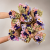 Purple Glow Dried Flower Bouquet | Modern Home Decor