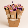 Purple Glow Dried Flower Bouquet | Modern Home Decor