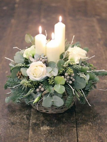 Woodland Candle Centerpiece
