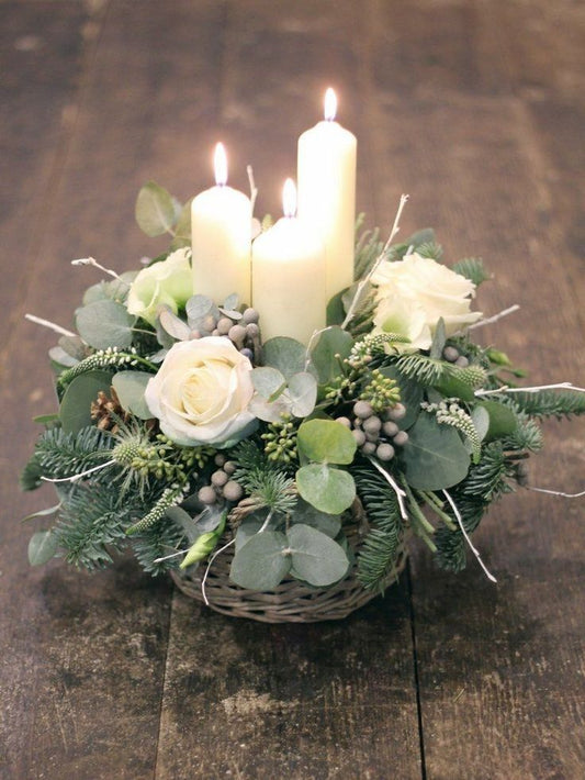 Woodland Candle Centerpiece