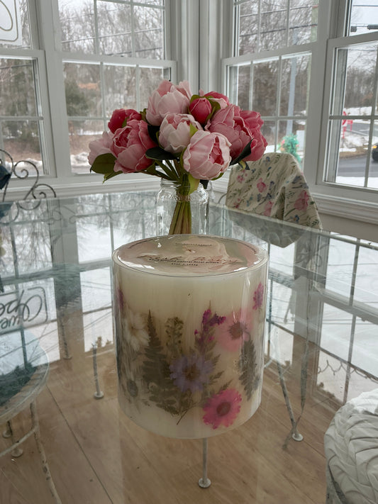 Botanical Candle Arrangement
