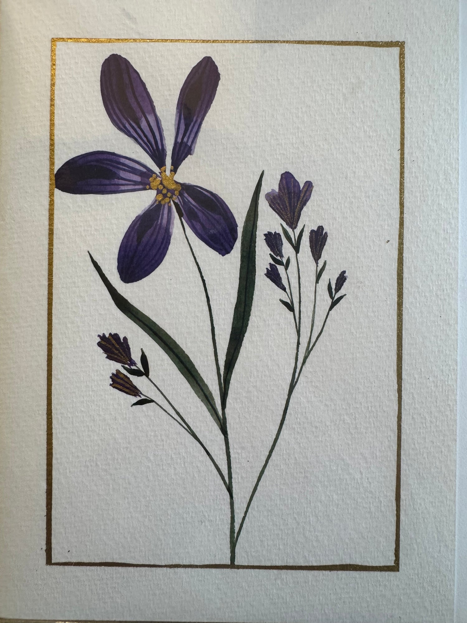 ADD ON - Handwritten and Hand-Painted Notecard flowerandtwine