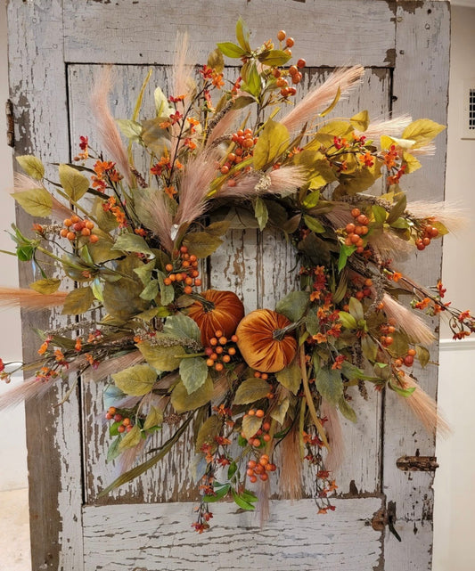 Fall Dried Wreath Workshop - October 12, 11am-12pm or 1-2pm