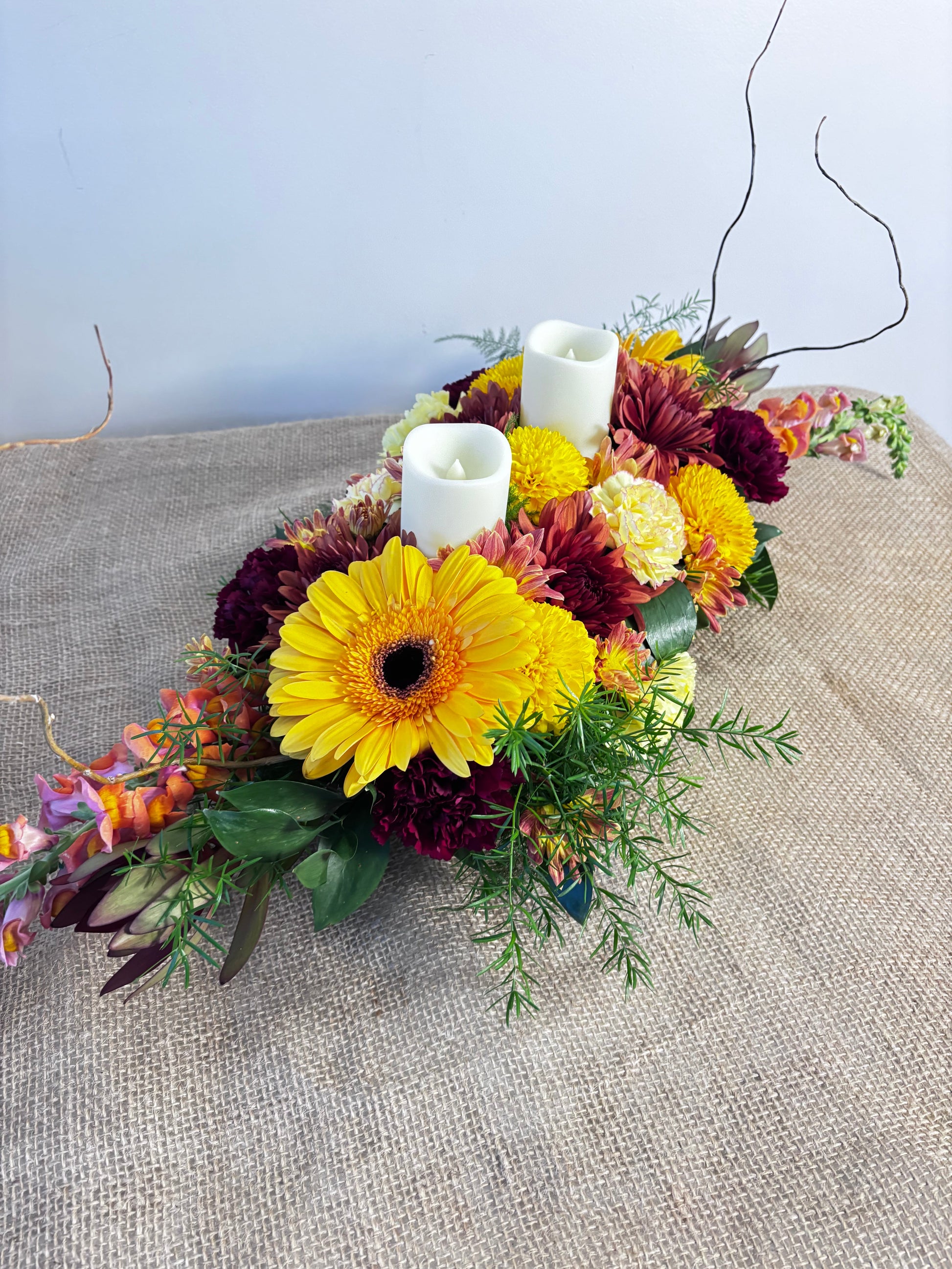 Thanksgiving Centerpiece – Foraged Elegance Collection flowerandtwine