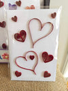 Valentine's Day Paper Heart Card