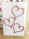 Valentine's Day Paper Heart Card
