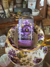 Vintage Victorian Violet Candy Tea Candied French Tea in Jar