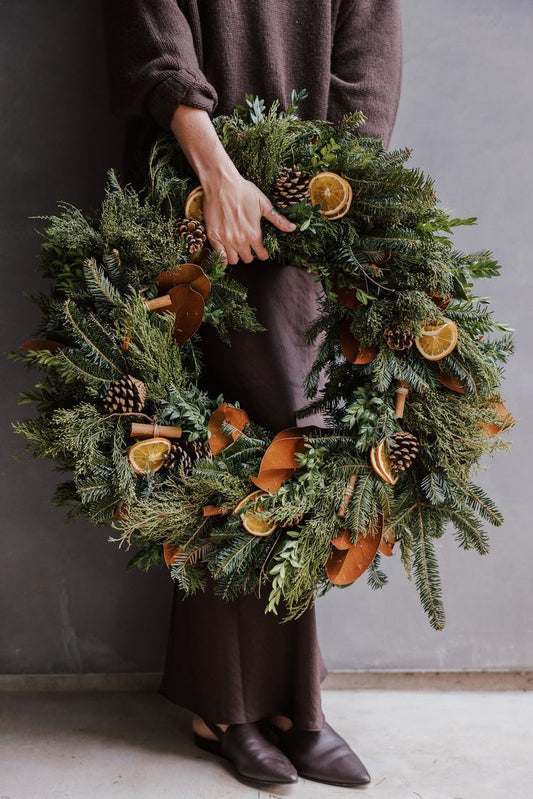Cozy Saturdays Wreath Making - Every Saturday Nov 15 - Dec 20, 10am, 12:30pm, or 2:30pm
