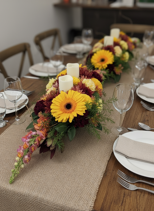 Thanksgiving Centerpiece – Foraged Elegance Collection flowerandtwine
