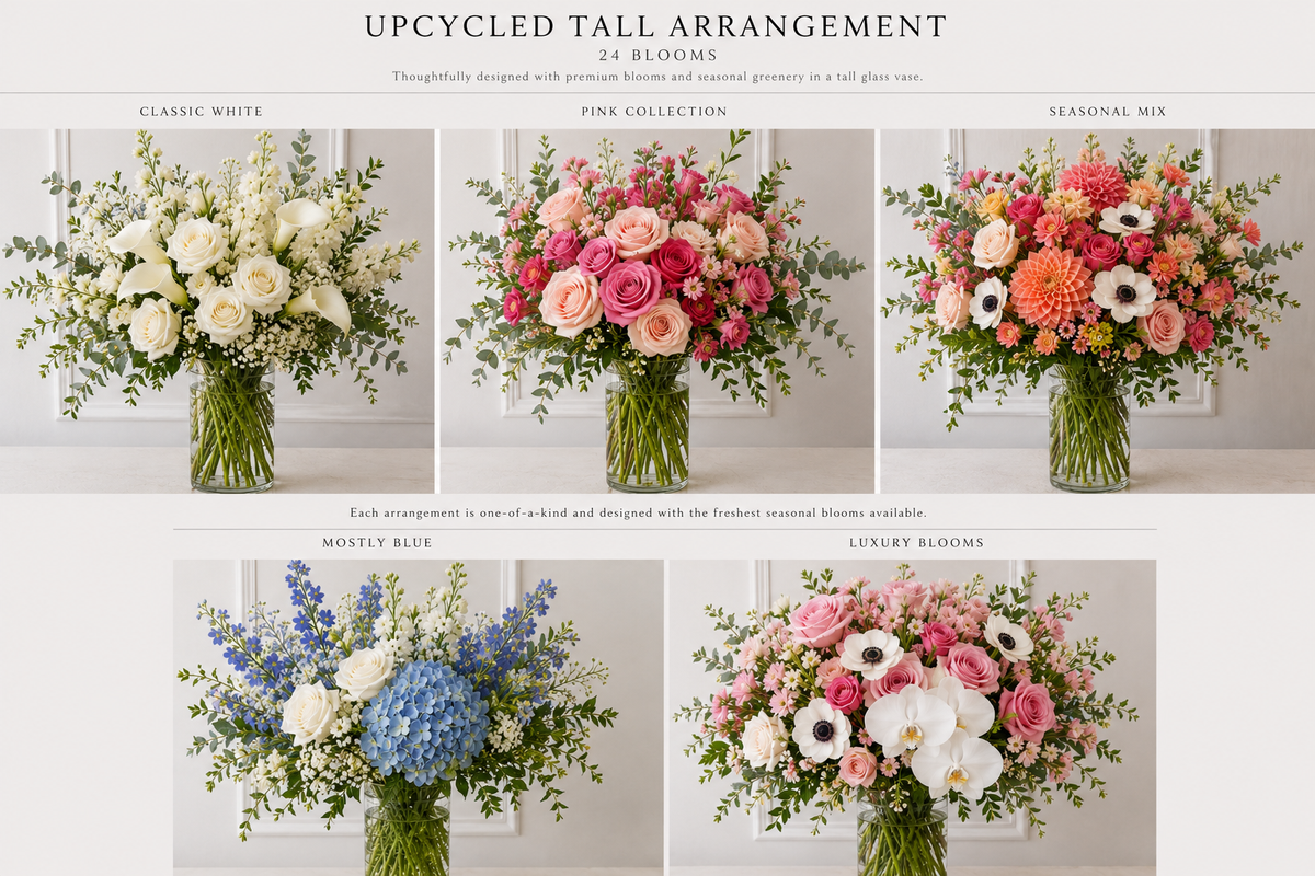 Upcycled Floral Arrangement - Image 1