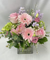 Spring Upcycled Arrangement with Locally Grown Flowers! (Mother's Day)